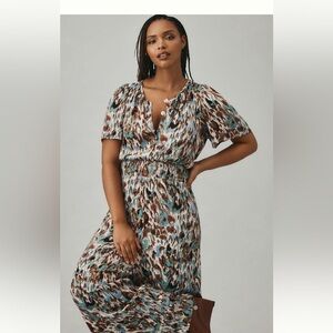 Anthropology Somerset Collection Jumpsuit in Turquoise